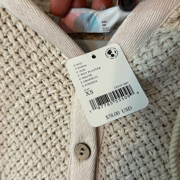 FREE PEOPLE Ainsley Sweater Mini NWT - Picture 7 of 13